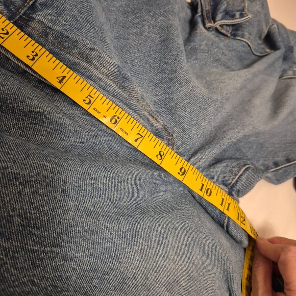 Oak and Fort Jeans With Snaps For Barrel Leg With Cargo Pockets size 28 Waist - Picture 3 of 7